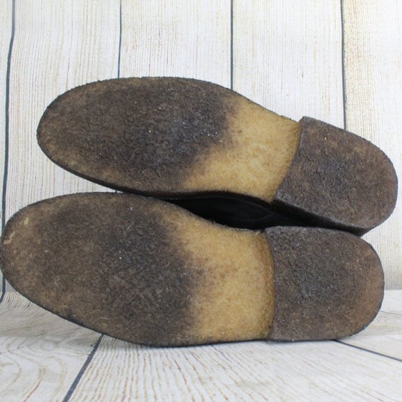 SEBAGO Black Suede Leather Chukka Style Desert Crepe Sole Ankle Boots US 8 - Picture 8 of 8